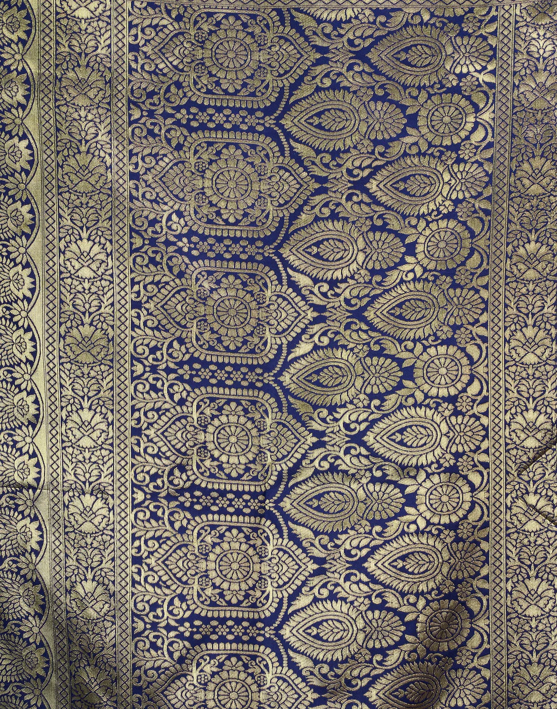 Premium Navy Blue Banarasi Silk Saree for Women | Designer Wedding Party Wear Saree | Traditional Zari Work Ethnic Saree | Festive & Bridal Collection