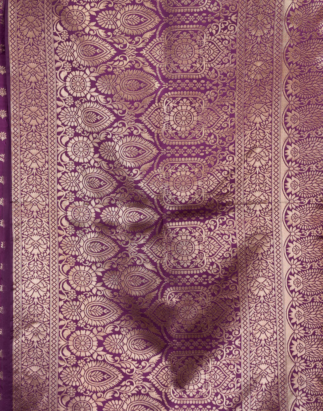 Premium Wine Purple Banarasi Silk Saree with Rich Zari Weaving | Traditional Wedding & Festive Wear Saree for Women