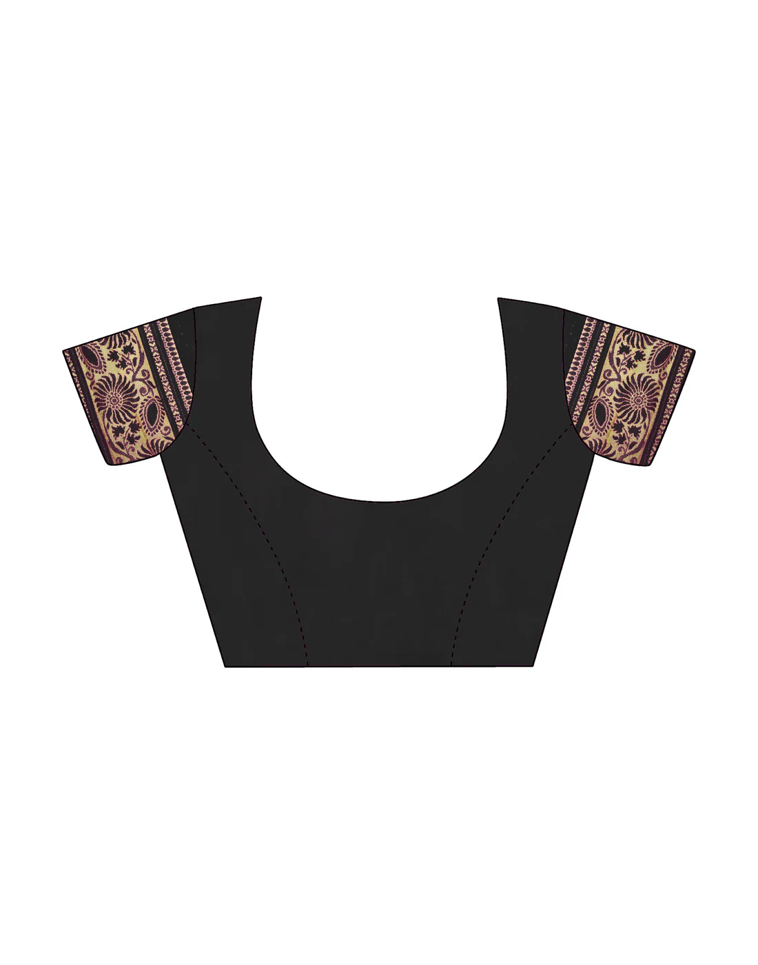 Black Jacquard Silk Saree for Women with Heavy Golden Zari Weaving | Premium Wedding, Festive & Traditional Wear Saree with Unstitched Blouse Piece